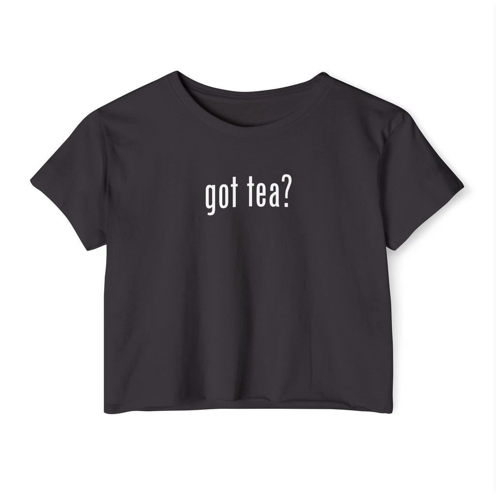 Adam O Got Tea? Women's Festival Crop Top