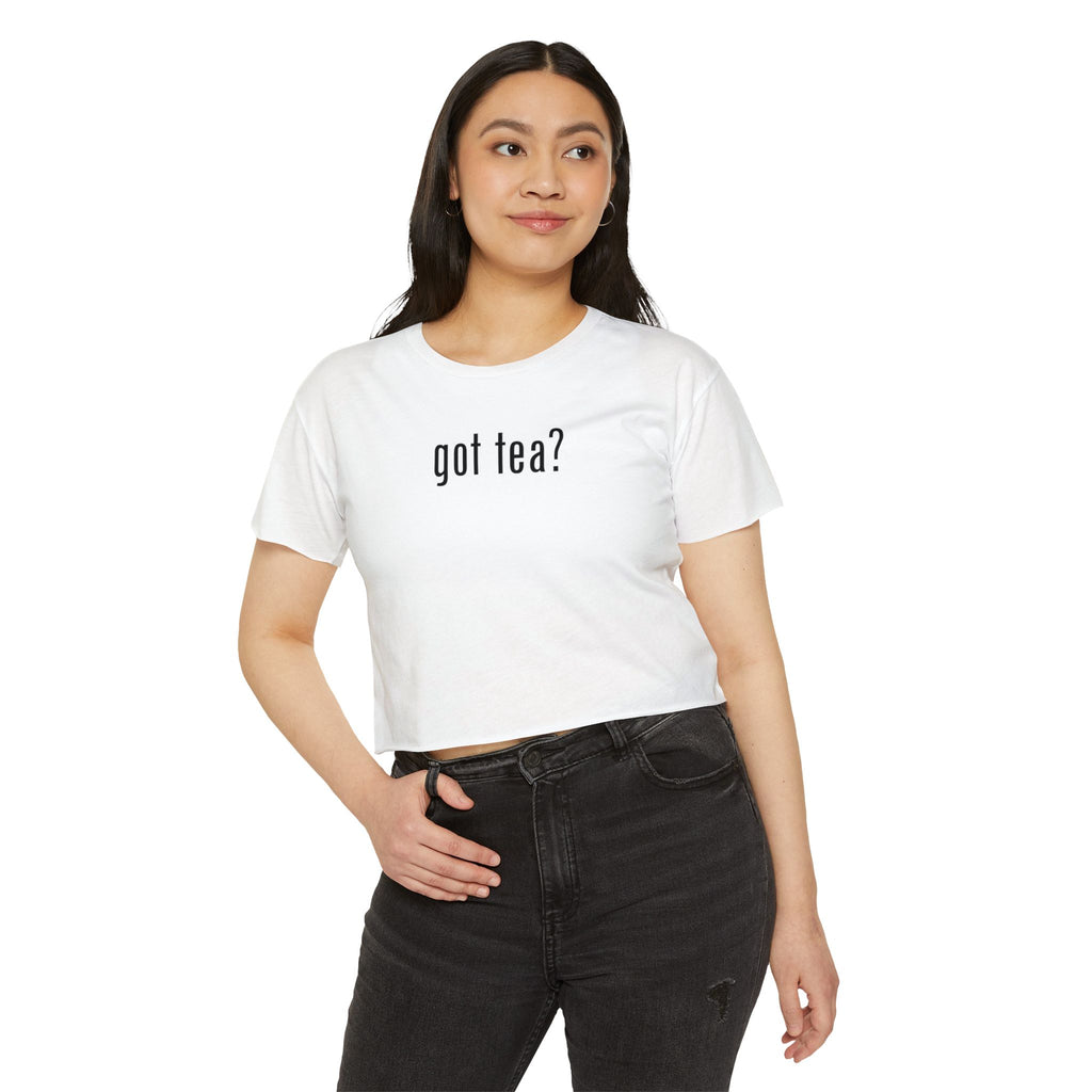 Adam O Got Tea? Women's Festival Crop Top