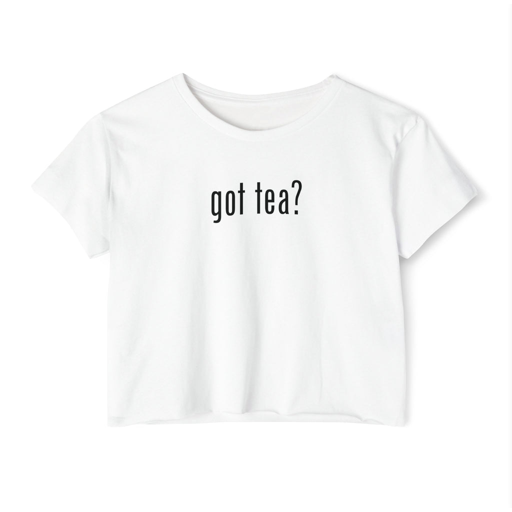 Adam O Got Tea? Women's Festival Crop Top