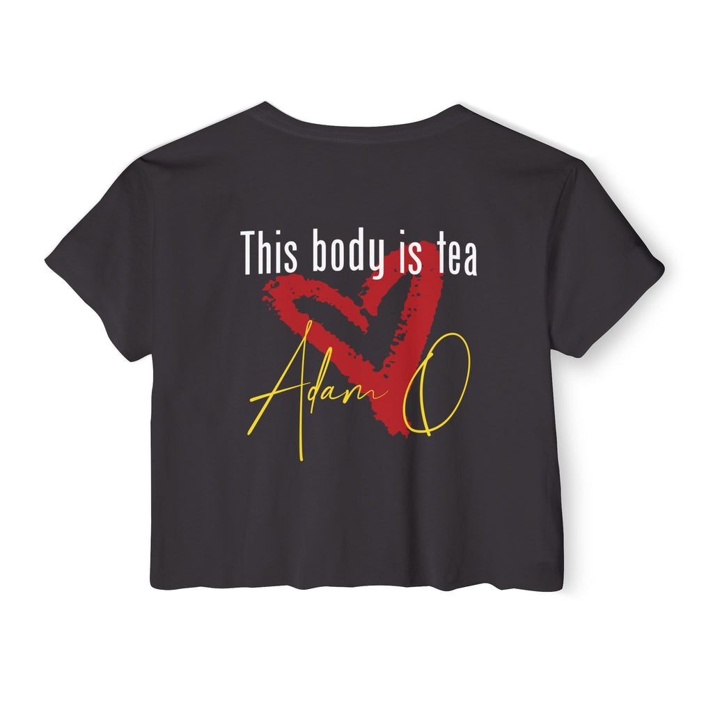 Adam O Got Tea? Women's Festival Crop Top