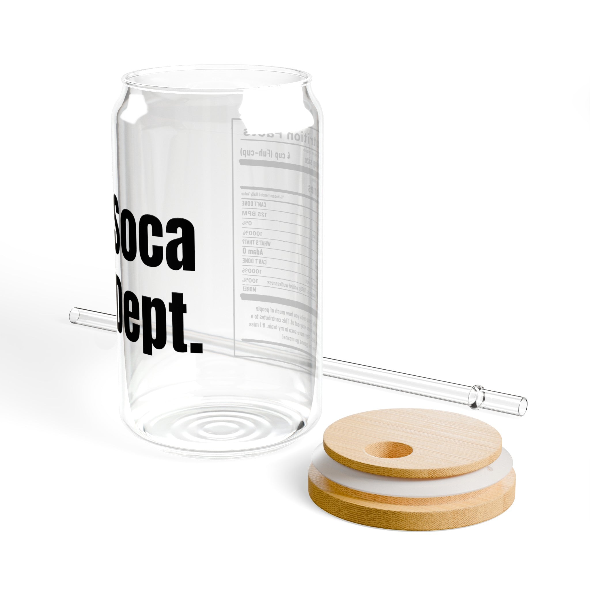 Soca Dept. Sipper Glass, 16oz