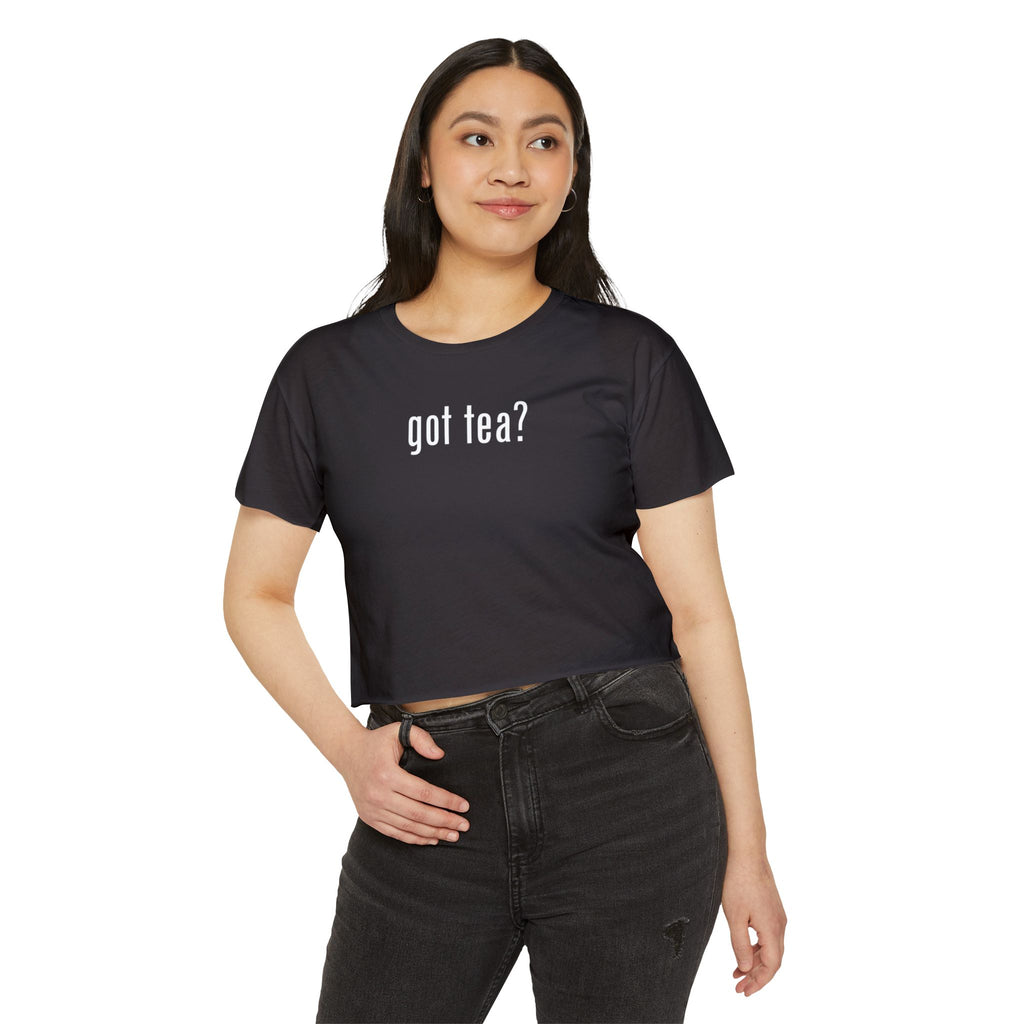 Adam O Got Tea? Women's Festival Crop Top