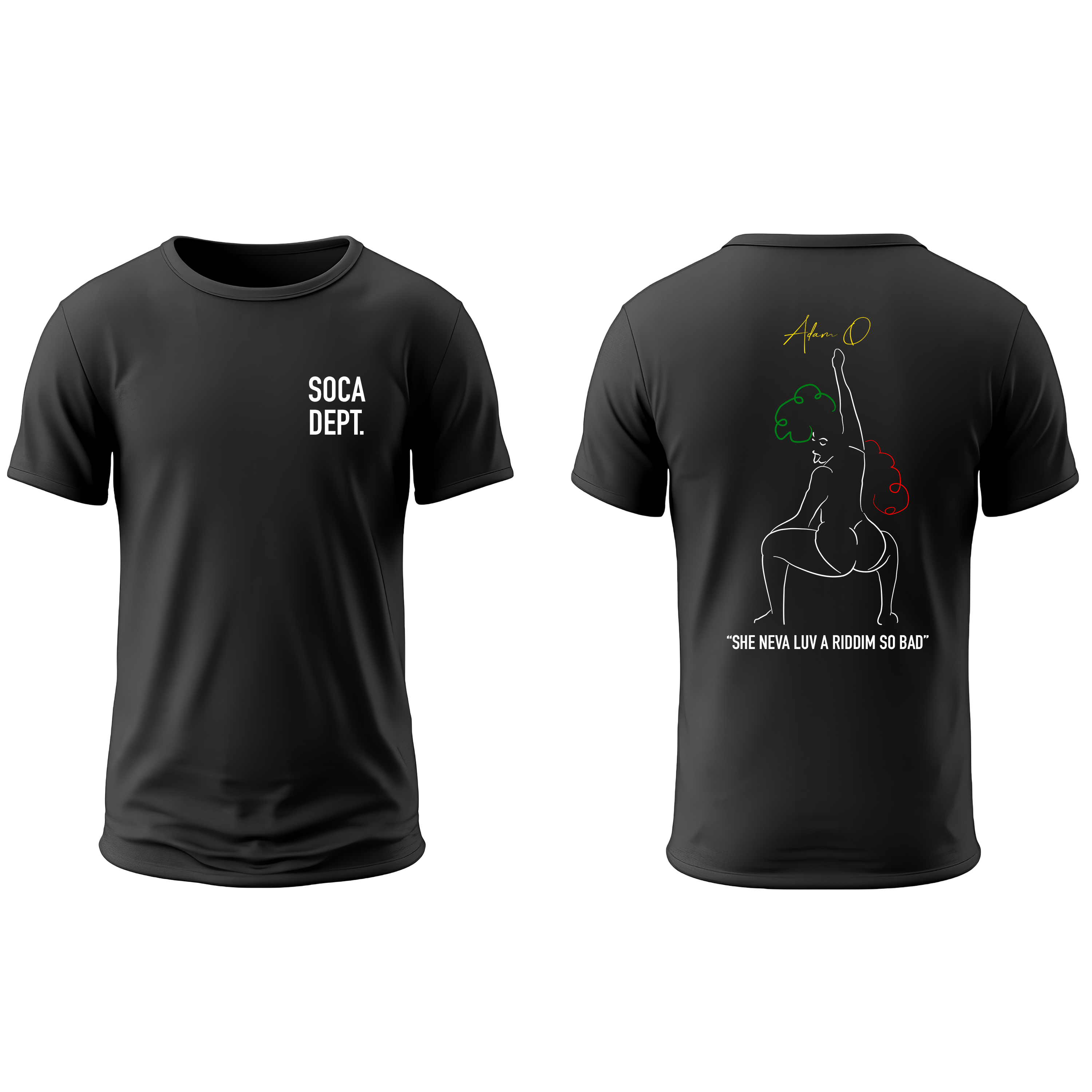 Soca Dept. "She Ready" (Black Unisex Tee)