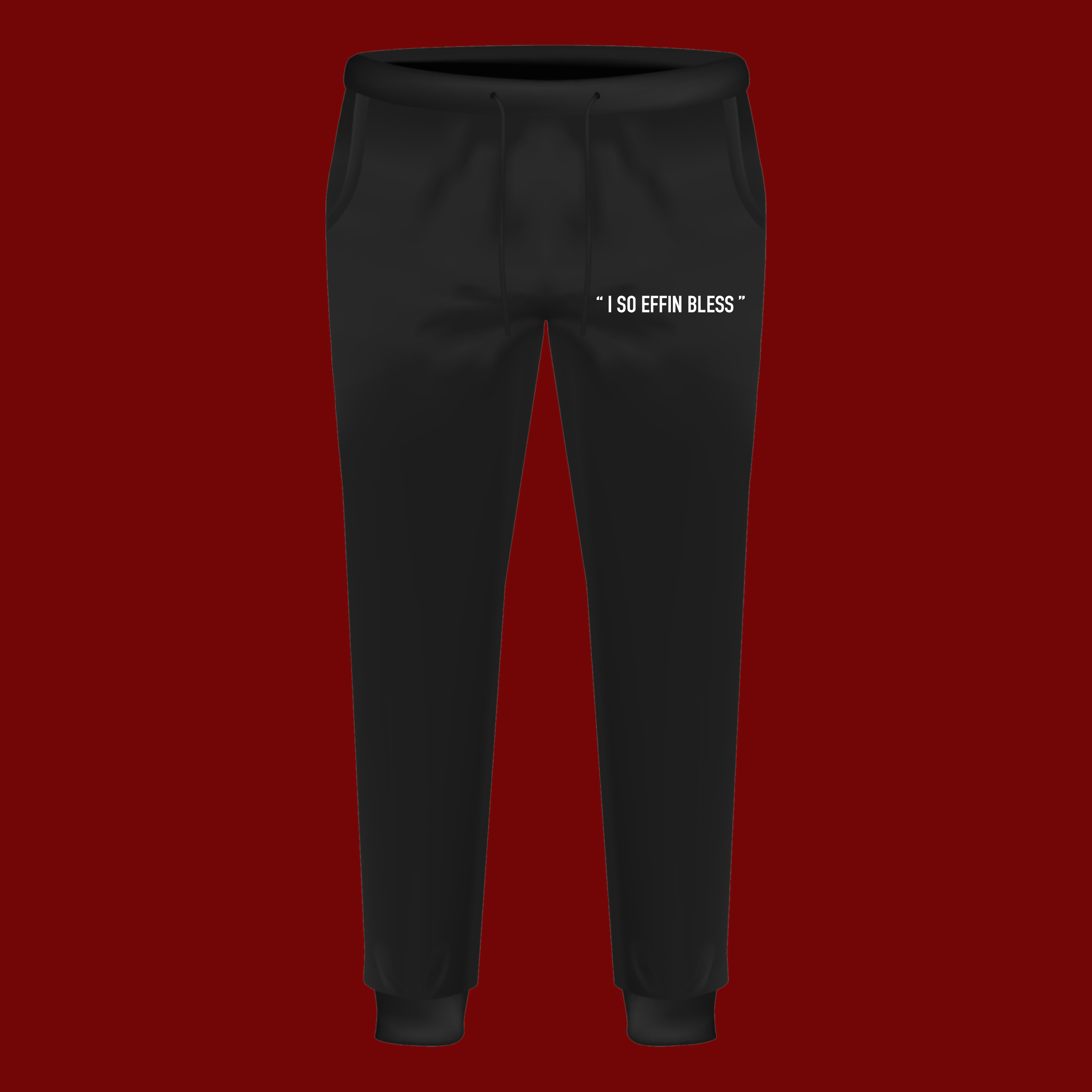 I SO EFFIN BLESS (Black - Unisex Hoodie Set)