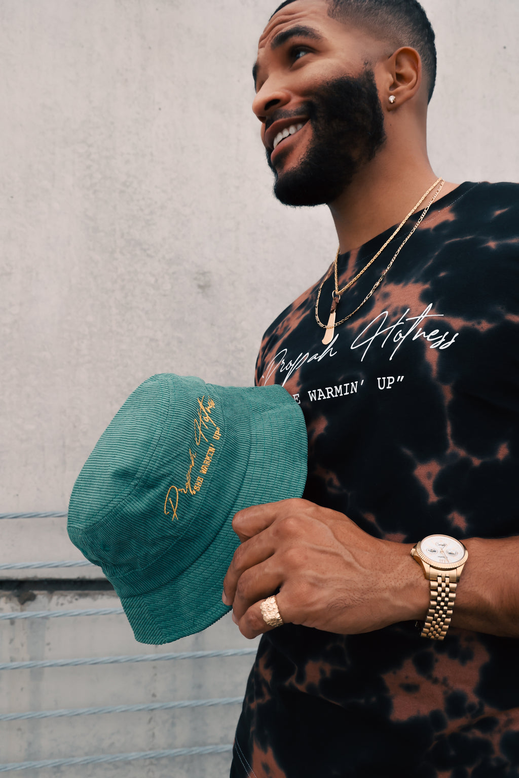 Propah Hotness "She Warmin' Up" Acid Wash Unisex Tee